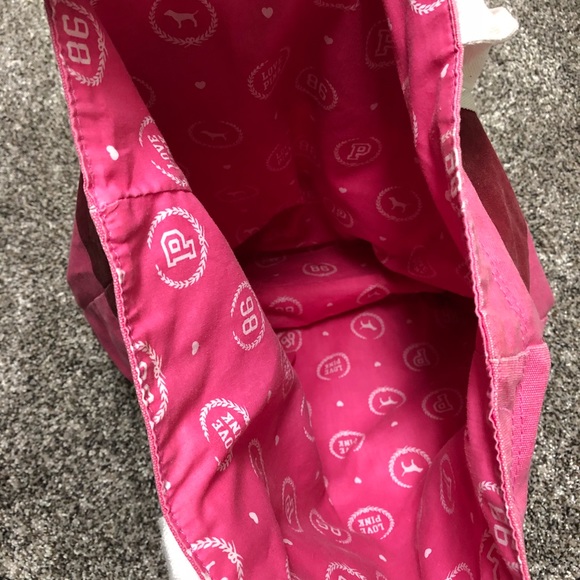 Victoria’s Secret Pink Striped Tote Bag - Picture 4 of 4